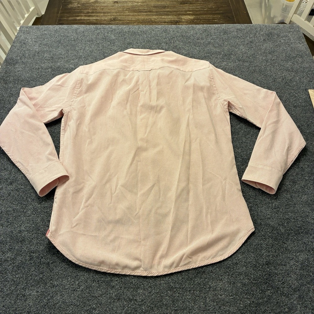 Psycho Bunny Vertical Striped Long Sleeve OCBD Button Shirt Mens XL Embroidered - Picture 5 of 8